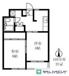 エクラン北沢の物件間取画像